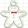 Ponchado Navidad Galleta calidad listo para bordar en Printernet