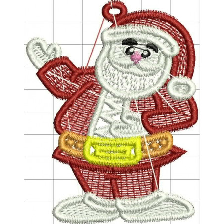 Ponchado Navidad Santa Claus completo calidad listo para bordar en Printernet