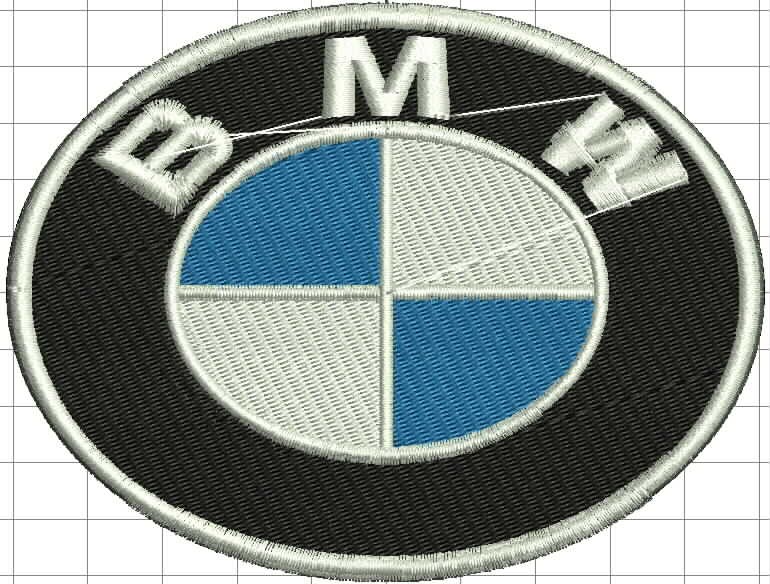 Ponchado Logo BMW para bordar en Printernet
