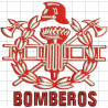 Ponchado Logo Bomberos para bordar en Printernet