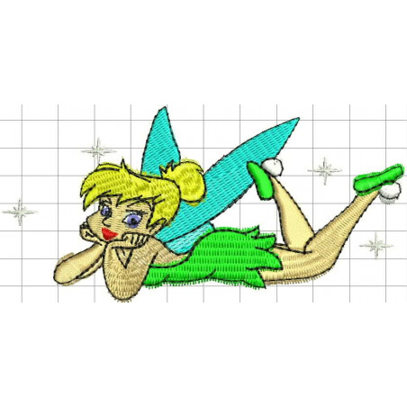 Ponchado Campanita para bordar en Printernet