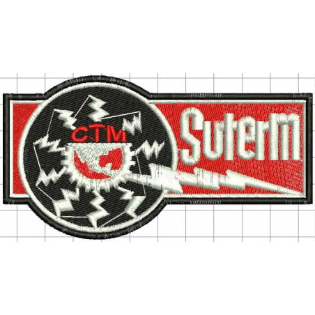 Ponchado logo SUTERM El Sindicato Único de Trabajadores Electricistas de la República Mexicana para bordar en Printernet