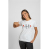 Printernet Playera De Manga Corta con Diseño de Amor y amistad Novios con Globos, Ideal para Regalo