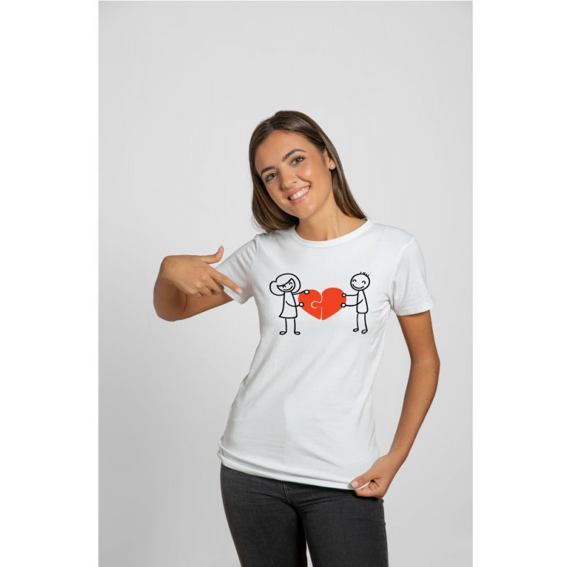 Diseño PNG Y SVG De Latido Del Corazón Con Nadador Para Camisetas