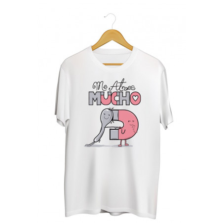 Printernet Playera De Manga Corta con Diseño de Amor y amistad , Me atraes mucho