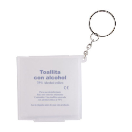 LLAVERO CON PADS DE ALCOHOL - vista 1