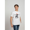 Printernet Playera De Manga Corta con Diseño de Amor y amistad, Amor en las nubes