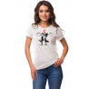 Printernet Playera De Manga Corta con Diseño de Amor y amistad, Amor en las nubes
