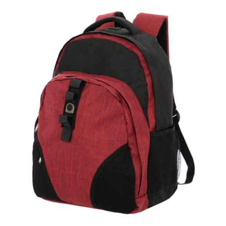 MOCHILA VICTORY ROJO JASPEADO - vista 1