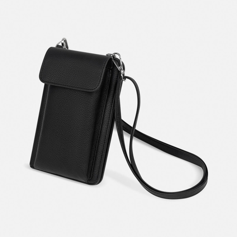CARTERA PORTA PASAPORTE AVELINE NEGRO | Printernet