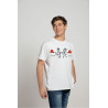 Printernet Playera De Manga Corta con Diseño de Amor y amistad,Girando Enamorados