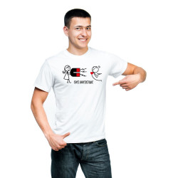 Printernet Playera De Manga Corta con Diseño de Amor y amistad, Eres Irresistible