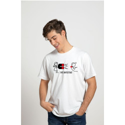 Printernet Playera De Manga Corta con Diseño de Amor y amistad, Eres Irresistible
