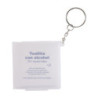 LLAVERO CON PADS DE ALCOHOL BLANCO | Printernet