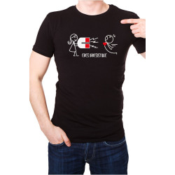 Printernet Playera De Manga Corta con Diseño de Amor y amistad, Eres Irresistible