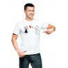 Printernet Playera De Manga Corta con Diseño de Amor y amistad,Burbujas de Amor