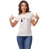 Printernet Playera De Manga Corta con Diseño de Amor y amistad,Burbujas de Amor