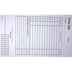 100 formatos tamaño 1/2 de carta negro original y una copia en papel autocopiante alta calidad Printernet