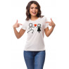 Printernet Playera De Manga Corta con Diseño de Amor y amistad, Te regalo mi Corazon