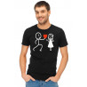 Printernet Playera De Manga Corta con Diseño de Amor y amistad, Te regalo mi Corazon