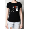Printernet Playera De Manga Corta con Diseño de Amor y amistad, Te regalo mi Corazon
