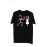 Printernet Playera De Manga Corta con Diseño de Amor y amistad, Te regalo mi Corazon