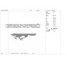 Ponchado logo CrossFox Auto para bordar en Printernet