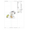 Ponchado Snoopy para bordar en Printernet