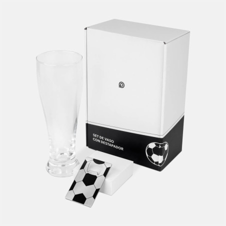 SET DE VASO Y DESTAPADOR SOCCER | Printernet