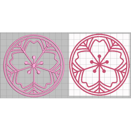 Ponchado Copo de Nieve Navidad para bordar en Printernet