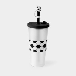 VASO SOCCER BLANCO Y NEGRO | Printernet
