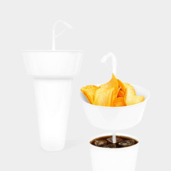 VASO BOTANERO SOCCER BLANCO | Printernet