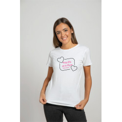 Printernet Playera De Manga Corta con Diseño de Dia de la Mujer Original