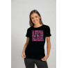 Printernet Playera De Manga Corta con Diseño de Dia de la Mujer Lo Imposible