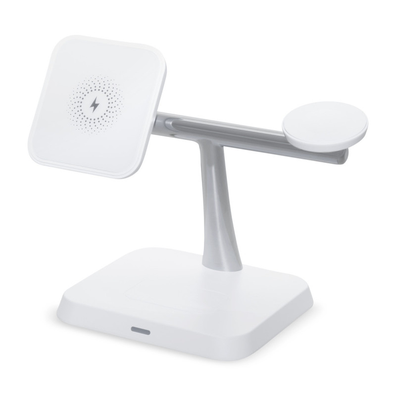 MULTICARGADOR INALÁMBRICO AYRTON BLANCO | Printernet
