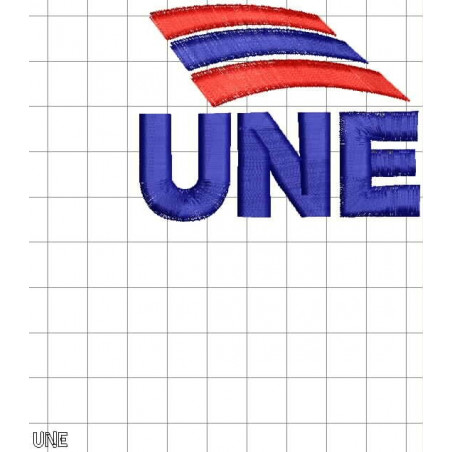 Ponchado UNE Universidad de Especialidades  para bordar en Printernet