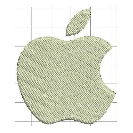 Ponchado Apple para bordar en Printernet