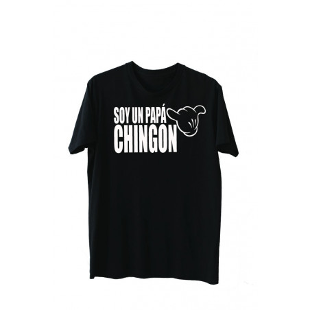 Playera Printernet Alta Calidad Feliz  Día Del Padre Diseño Soy Un Papá Chingón