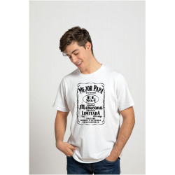 Printernet Playera De Manga Corta El Mejor Papa el Numero 1