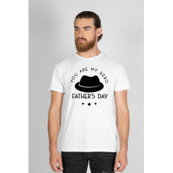 Printernet Playera De Manga Corta Tu eres mi Heroe My Hero