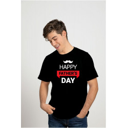 Printernet Playera De Manga Corta Feliz día del Padre Fathers Day