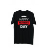 Printernet Playera De Manga Corta Feliz día del Padre Fathers Day