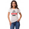 Printernet Playera De Manga Corta Feliz día del Padre Fathers Day
