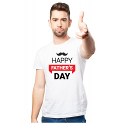 Printernet Playera De Manga Corta Feliz día del Padre Fathers Day