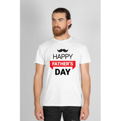 Printernet Playera De Manga Corta Feliz día del Padre Fathers Day