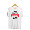 Printernet Playera De Manga Corta Feliz día del Padre Fathers Day