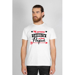 Printernet Playera De Manga Corta Feliz día del Padre Mi persona Favorita