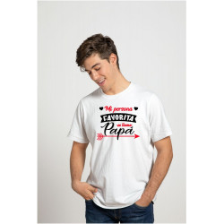 Printernet Playera De Manga Corta Feliz día del Padre Mi persona Favorita