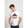 Printernet Playera De Manga Corta Feliz día del Padre Mostacho Bigote de papa