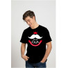 Printernet Playera De Manga Corta Feliz día del Padre Mostacho Bigote de papa